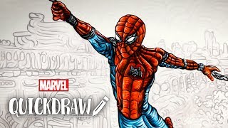 Spider-Man on Marvel Quickdraw!