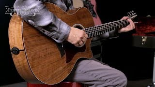 Video thumbnail for Taylor 524ce Limited Edition Grand Auditorium Acoustic-Electric Guitar by Musician's Friend