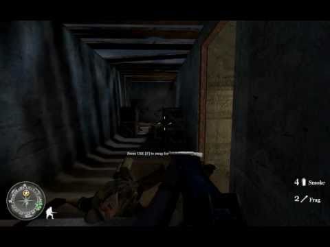 "Call of Duty 2", walkthrough on Veteran, Ch.4-The Battle of El Alamein,part 1-The Diversionary Raid