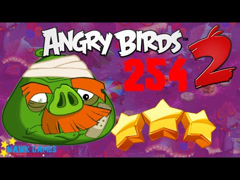 Angry Birds 2 - 3 Stars Walkthrough Level 254 BOSS [4K 60FPS]