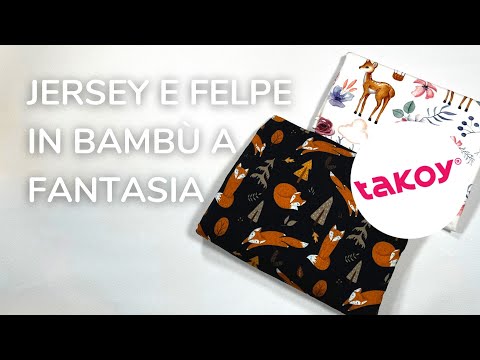🌱 JERSEY E FELPE IN BAMBÙ A FANTASIA ⎜ @TakoyIT