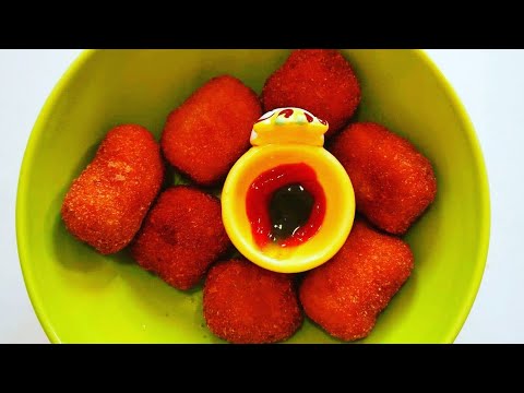 Easy 15 min Homemade Chicken Nuggets Recipe.| Quick Evening snacks.| Crunchy Chicken Nuggets recipe.
