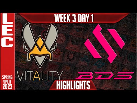 VIT vs BDS Highlights | LEC Spring 2023 W3D1 | Team Vitality vs Team BDS