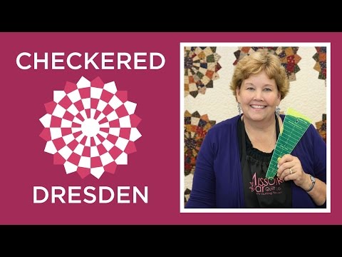 Make an Easy Checkered Dresden Quilt with Jenny Doan of Missouri Star! (Video Tutorial)