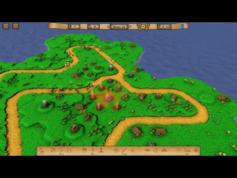 Destroy the obelisks! - TheMidcoreGamer Plays Rustic Defense - Part 1 (No Commentary Gameplay)