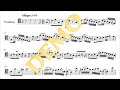 Joseph Bodin Boismortier: Sonate C Major II. Allemanda for trombone and piano - PaMus - musical accompaniments Joseph Bodin Boismortier: Sonate C Major II. Allemanda for trombone and piano