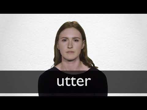 UTTER definition in American English | Collins English Dictionary