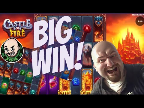 Big Win From Castle Of Fire Slot!!