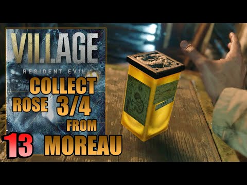 Resident Evil Village - Collect Rose 3/4 From Moreau in Reservoir Area - Walkthrough Part 13