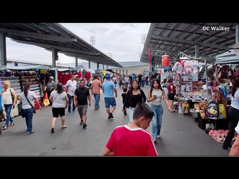 Outdoor Swapmeet Tour in Costa Mesa California 