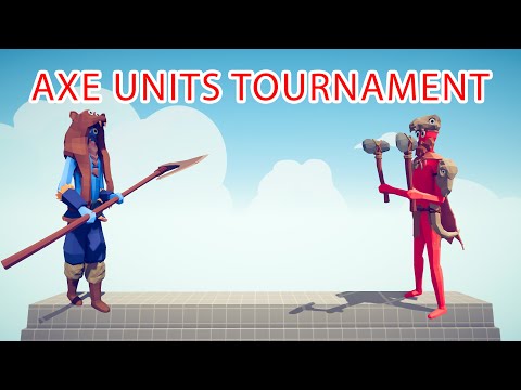 ALL AXE UNITS TOURNAMENT - Totally Accurate Battle Simulator TABS