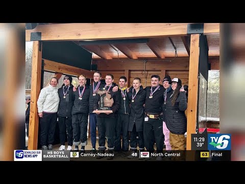 Marquette boys skiing wins state title, girls skiing takes third place