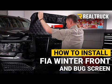 How to Install Fia Winter Front and Bug Screen