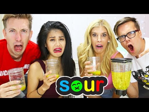 SOUREST DRINK IN THE WORLD COUPLES VS. COUPLES CHALLENGE! (DAY 197) Video