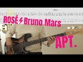 ROSÉ Bruno Mars APT Your BASS Practice Is Getting More Fun BASS TAB