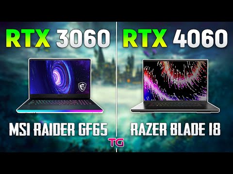 RTX 4060 Laptop vs RTX 3060 Laptop - Test in 8 Games