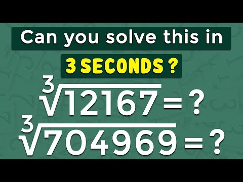 Part of a video titled How to Find Cube Root of Any Number without calculator How To ...