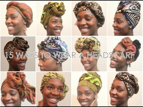 How To: 15 Ways To Wear a Headscarf
