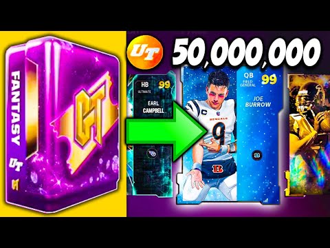 I Spent 51 MILLION COINS on Golden Ticket Packs! (It Got Insane)