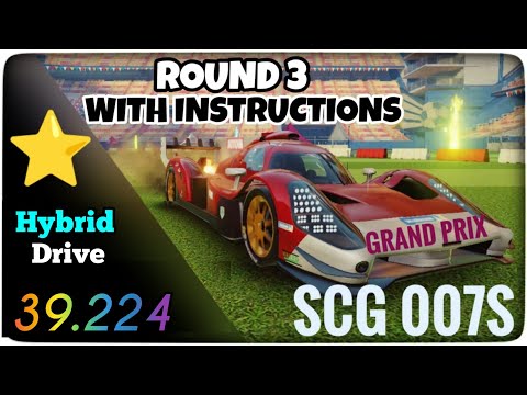 Asphalt 9 | SCG 007S Grand prix | Round 3 |  Instructions Hybrid Drive 1 star -39.2 | Snow vault