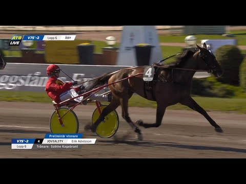 Joviality & Erik Adielsson vinner Drottning Silvias Pokal (1 000 000 kr) på Åby 2023.