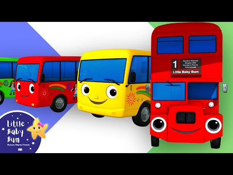 10 Little Buses + Wheels on the BUS! | 🚌Wheels on the BUS Songs! 🚌 Nursery Rhymes for Kids