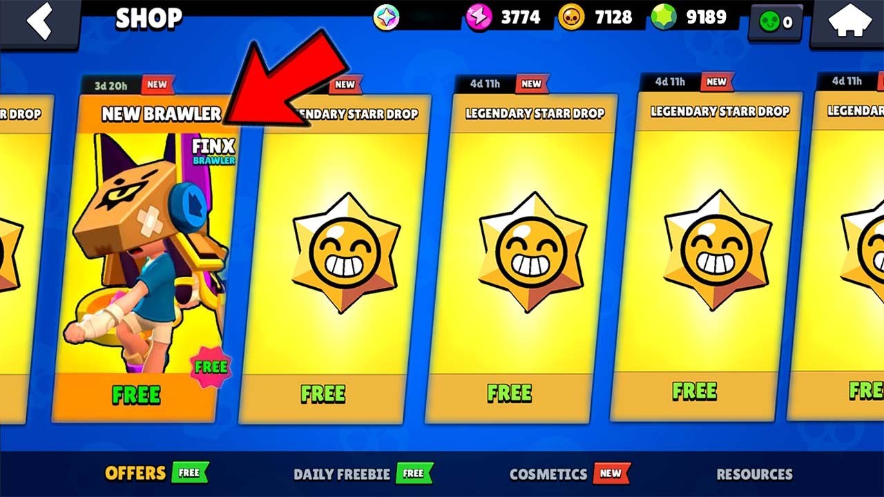 NEW UPDATE GIFTS IS HERE😜 BEST NEW BRAWLER🎁😁 LEGENDARY BRAWL STARS NEW UPDATE👍