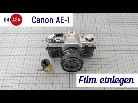 Canon AE1 Film einlegen (deutsch)