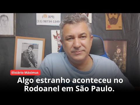 Algo estranho aconteceu no Rodoanel em São Paulo.