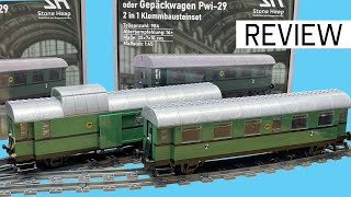 Perfekte Drucke und kleine Schwächen - Review Stone-Heap 2 - 1 Waggon Set Bi-29 & Pwi-29