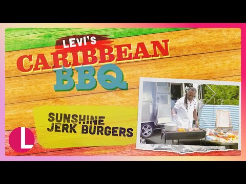 Levi's Caribbean BBQ: Tasty Sunshine Jerk Burgers Recipe | Lorraine