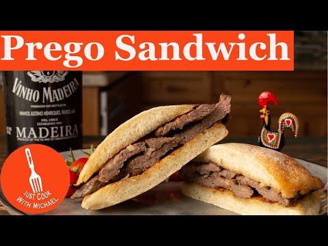 Prego | Portuguese Sandwich. The garlic gets nailed into the steak!