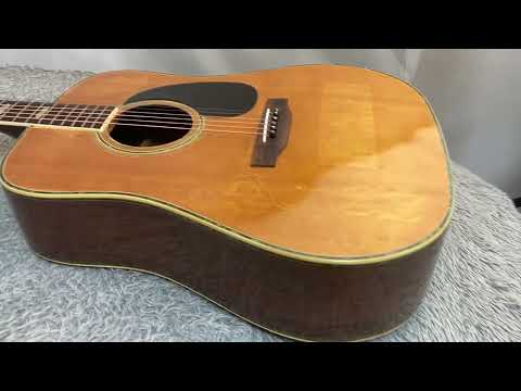 Vintage 1970's made Japan vintage Acoustic Guitar Westone W-40 Jacaranda body Made in Japan image 26