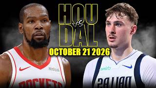 Houston Rockets vs Dallas Mavericks