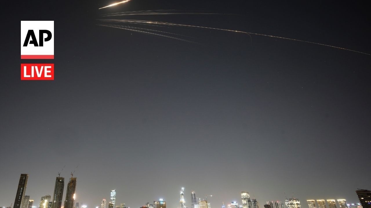 Video | LIVE: Tel Aviv and Jerusalem skyline as Iran war continues