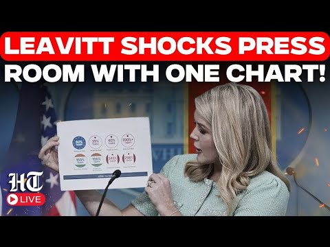 LIVE | US Press Sec. Karoline Leavitt Shocks Everyone With 'ONE CHART' | Trump | US News | Ukraine