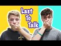 LAST To TALK Wins | No Talking for 24 HOURS CHALLENGE | SIS Vs BRO