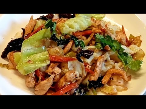 Stir-fry Cabbage Chicken with Spicy Sauce So Delicious! #cabbagechicken