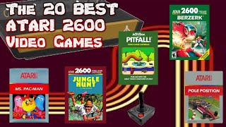 THE 20 BEST ATARI 2600 GAMES| RANKED (W/Commercials)
