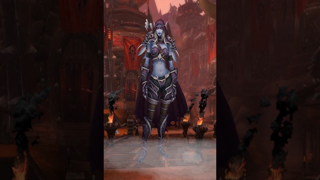 World of Warcraft Sylvanas Windrunner Animated Mobile Wallpaper