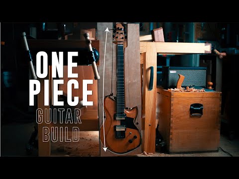 The Great Guitar Build Off : Invitationals. The One Piece Build (Voiceover + 5 things I never do)