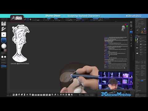 Sculpting Stylized Characters - Shane Olson - ZBrush 2022