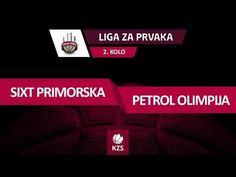 Sixt Primorska : Petrol Olimpija - 2. kolo, za prvaka - Liga NovaKBM - Sezona 2018/19