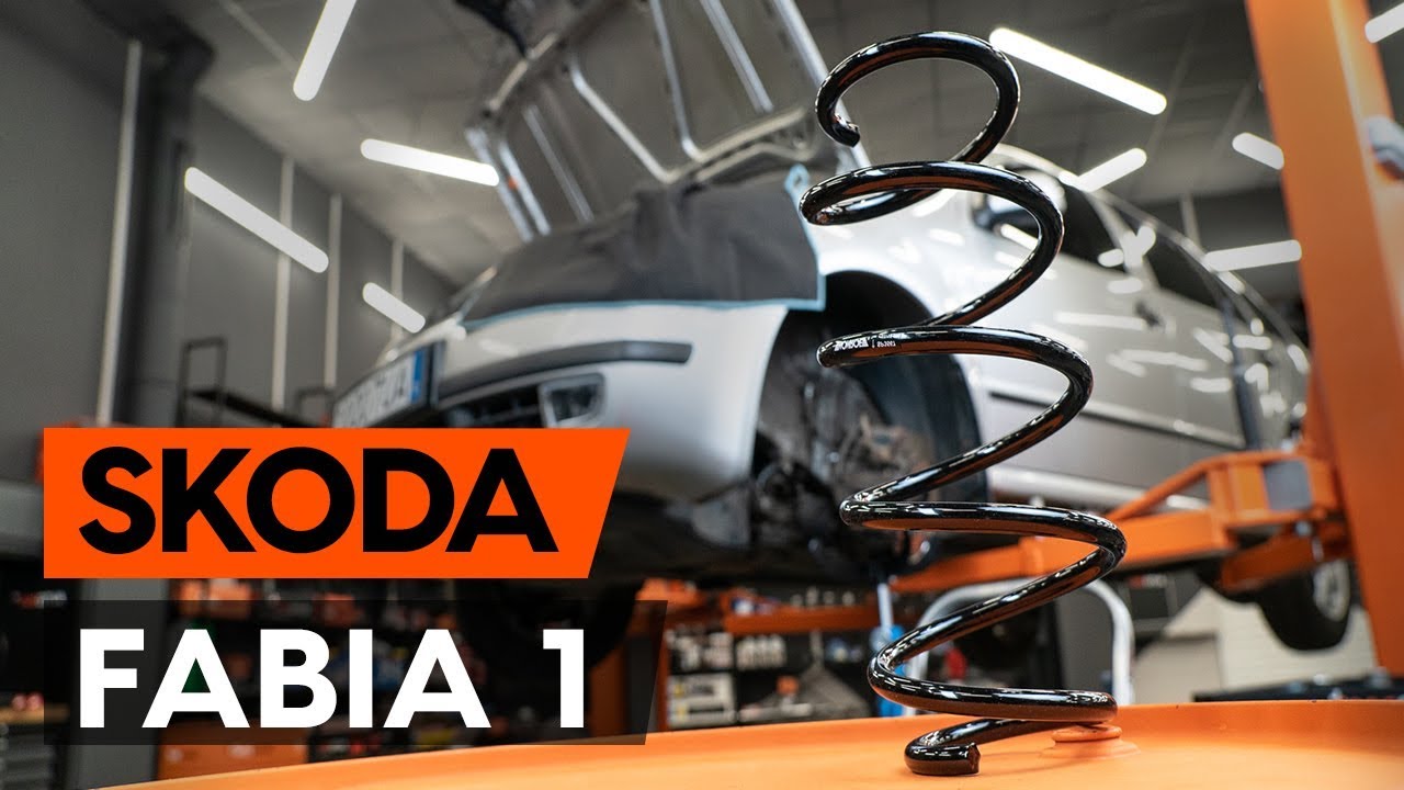 Comment changer : ressort de suspension avant sur Skoda Fabia 6Y5 - Guide de remplacement