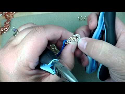 How to weave Byzantine Chainmaille Weave Tutorial