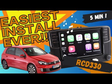 How to UPGRADE your RADIO ( RCD330 VW MK5/MK6 Golf, Jetta, Passat )