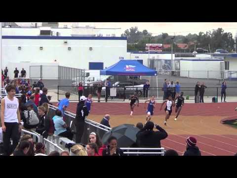 VarB 200m vs Servite Rosary 3 11 15   Los Alamitos Boys
