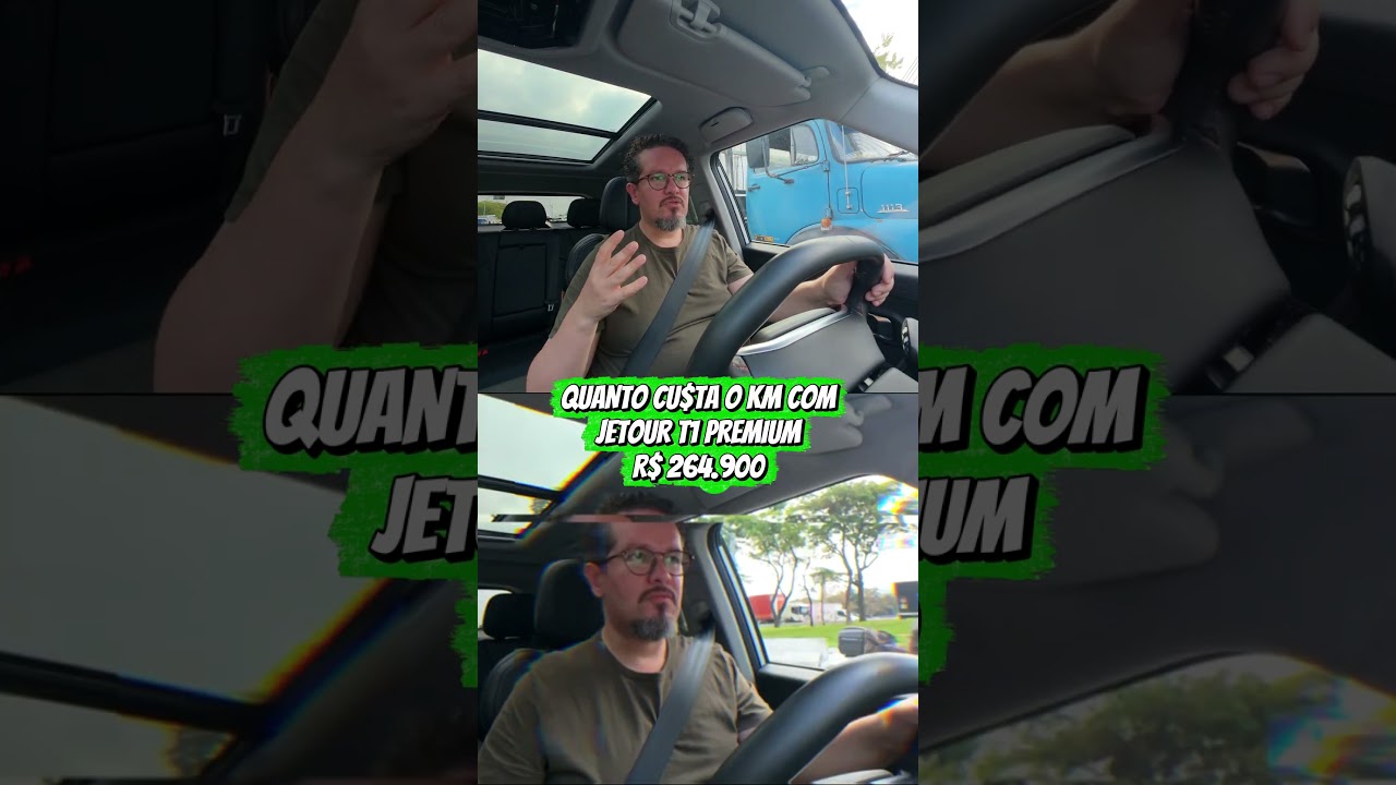 QUANTO CUSTA O KM RODADO? O consumo real do Jetour T1 Premium! 🔋⛽