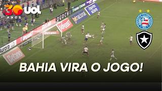 BAHIA VIRA O JOGO CONTRA O BOTAFOGO NOS ACRÉSCIMOS! DAVID DUARTE GARANTE O TRIUNFO