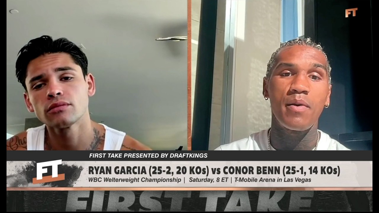 Ryan Garcia and Conor Benn go BACK AND FORTH ahead of their matchup 😳 | First Take